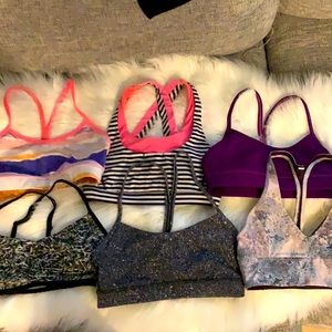 6 Lululemon Sports bra bundle